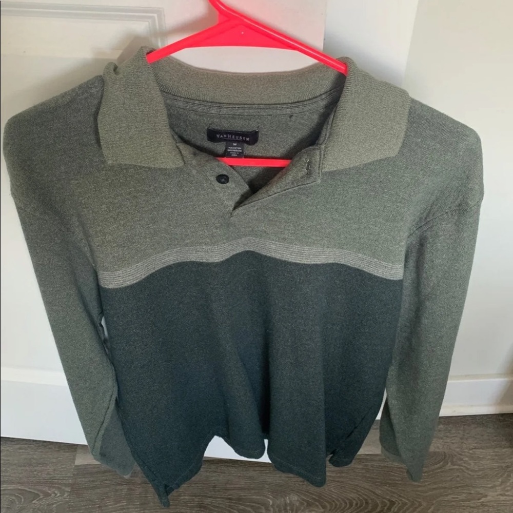 Mens polo long sleeve